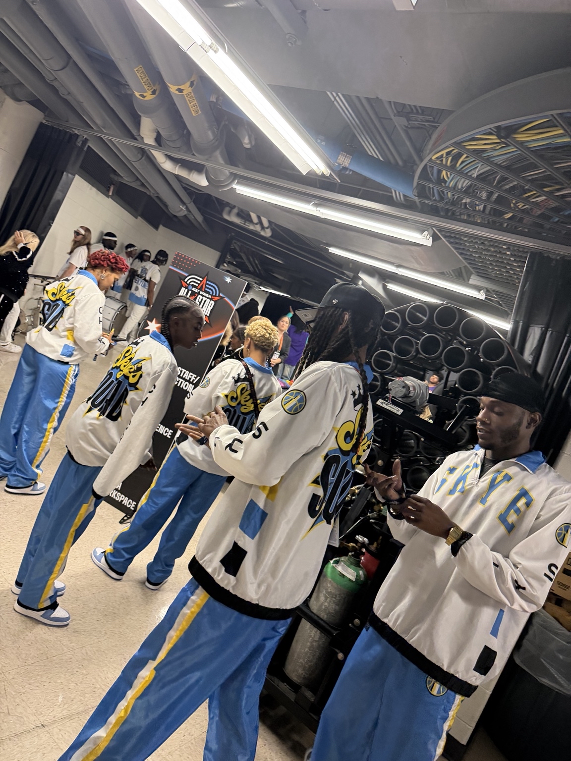 Behind-the-scenes energy at a WNBA All-Star Weekend